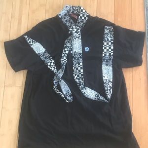 VOLKSWAGEN shirt with built-in tie